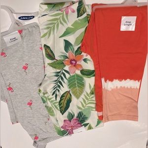 Bundle of Girls Cropped Leggings